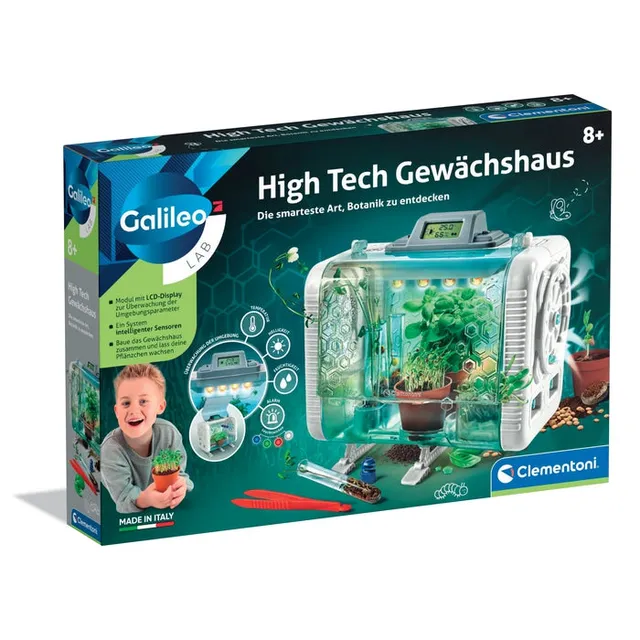clementoni-galileo-lab-high-tech-gew-chshaus-botanik-experimentierkasten image 1