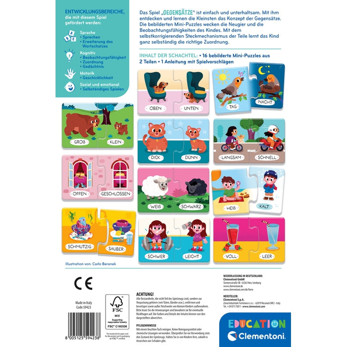 clementoni-education-gegens-tze-w-rter-und-bilder-puzzle-52-teile image 6