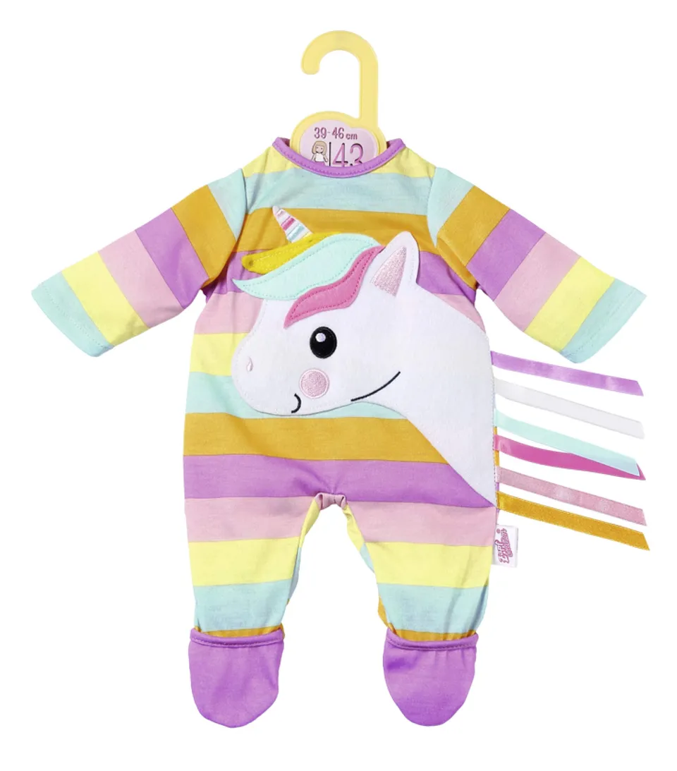 baby-born-dolly-moda-einhorn-strampler-puppenkleidung-39-46-cm image 1