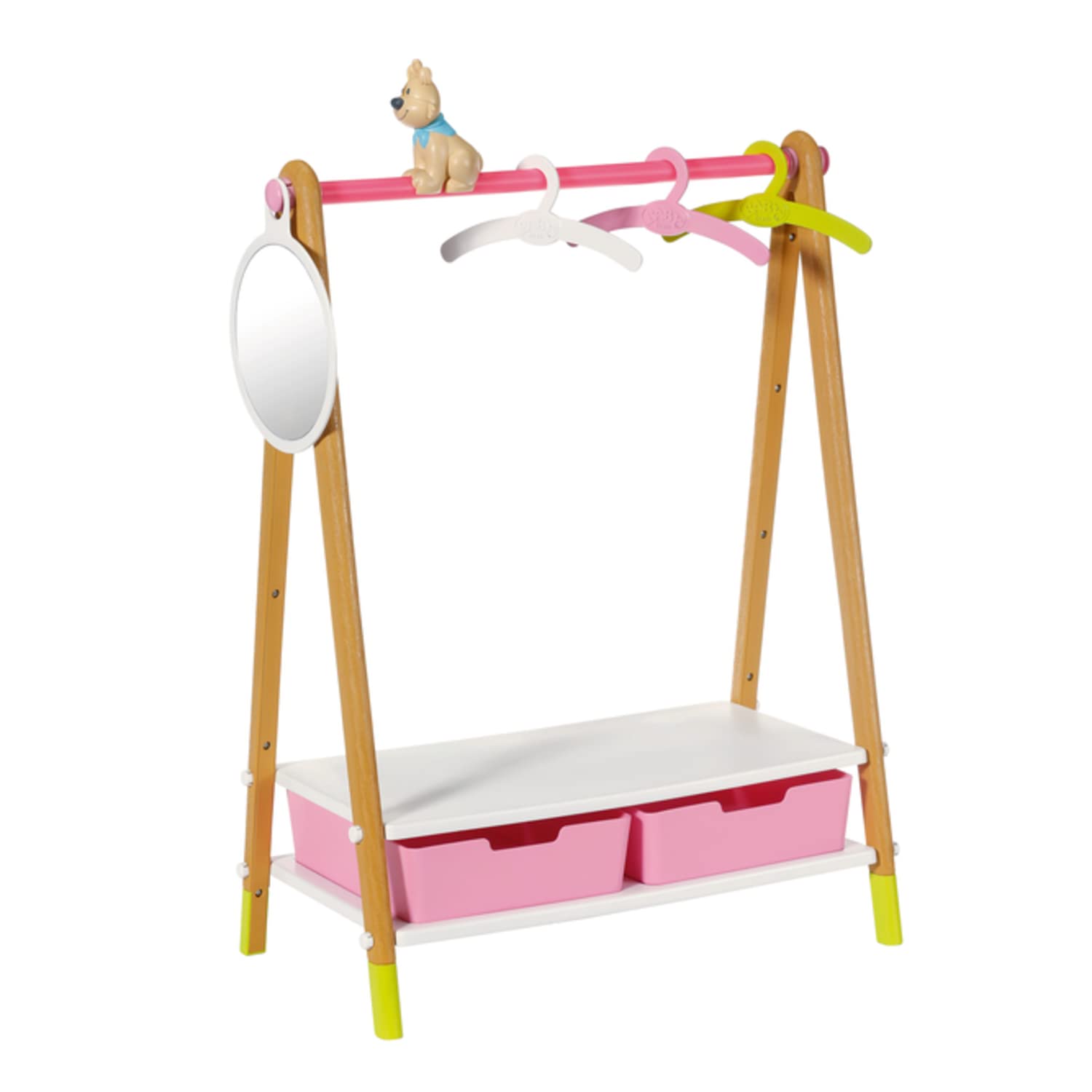 baby-born-kleiderstange-mit-spiegel-f-r-36-cm-und-43-cm-puppenkleidung image 4