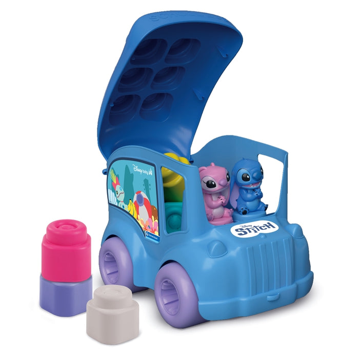 clementoni-clemmy-disney-stitch-bus-mit-soft-bausteinen-und-2-figuren image 2