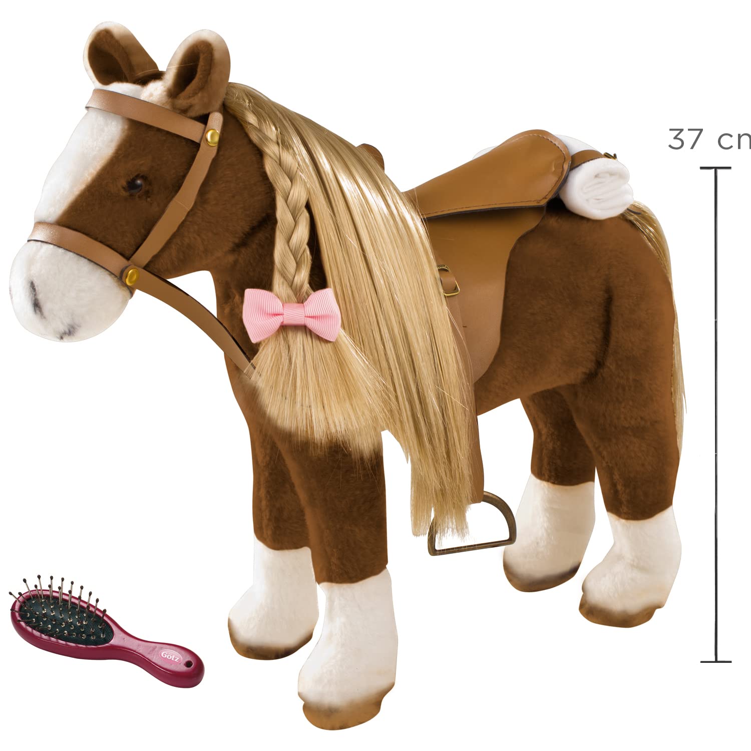 g-tz-3402375-brown-beauty-k-mmpferd-mit-sattel-f-r-puppen-bis-50cm image 2