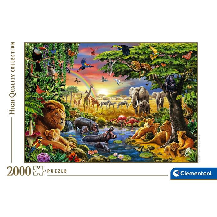 clementoni-the-african-gathering-puzzle-2000-teile image 4