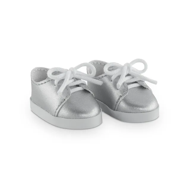 corolle-silberne-schuhe-puppenschuhe-f-r-36-cm-ma-corolle-puppen-ab-4-jahren image 1