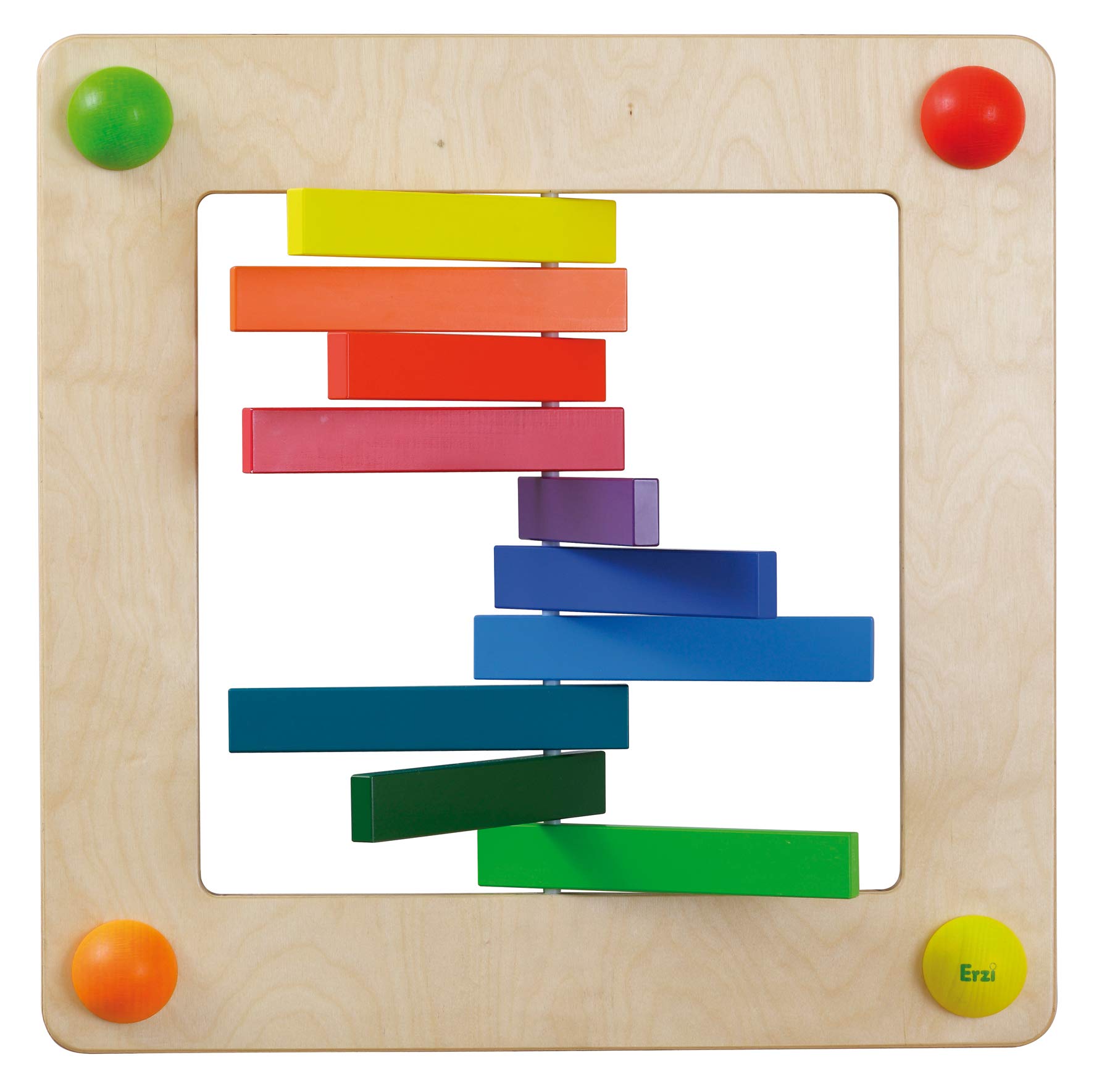 erzi-51121-babypfad-farbspiel-aus-holz-wandspiel image 1