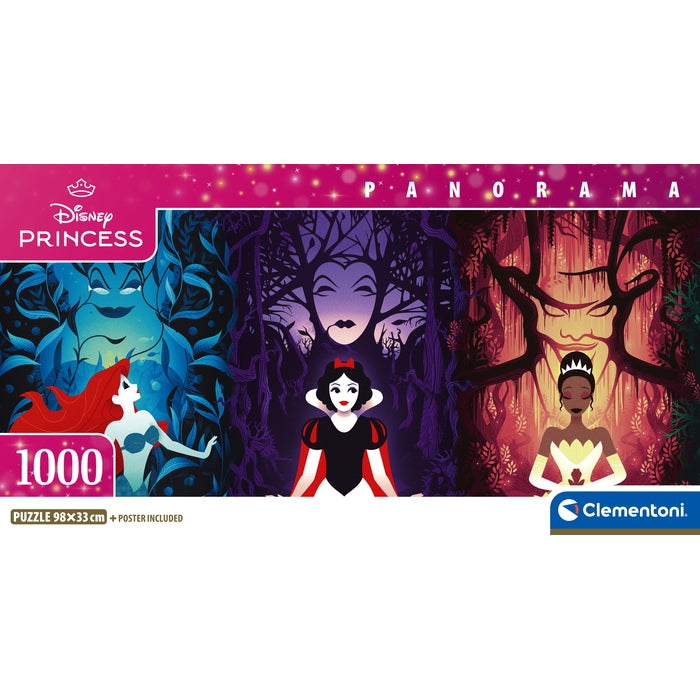 clementoni-disney-prinzessinnen-puzzle-1000-teile-princess-panorama-98-x-33-cm image 4