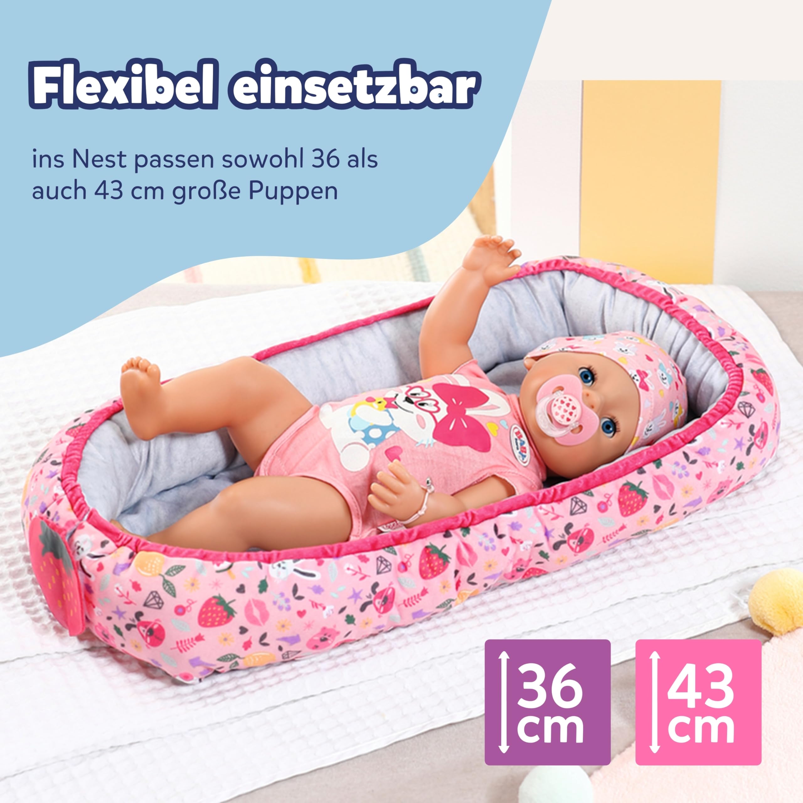 baby-born-baby-nest-puppenbett-f-r-36-cm-und-43-cm-puppen image 5