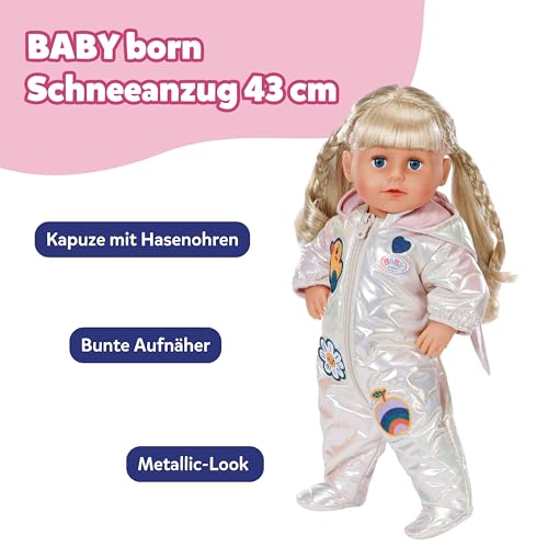 baby-born-winteranzug-creme-mit-hasenohren-schneeanzug-f-r-43-cm-puppen-und-tedd image 8