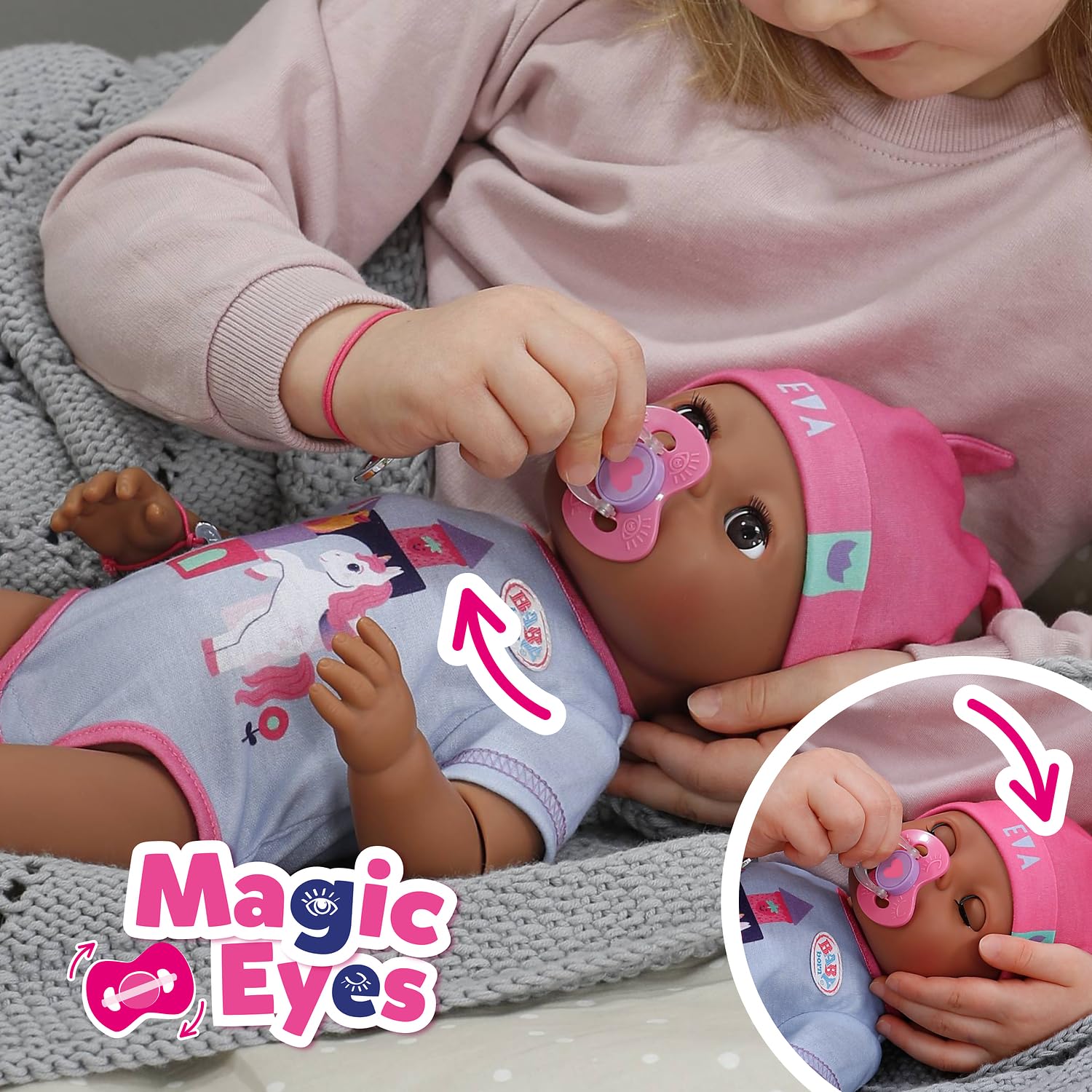 baby-born-eva-43-cm-babypuppe-mit-click-play-10-funktionen-2 image 4