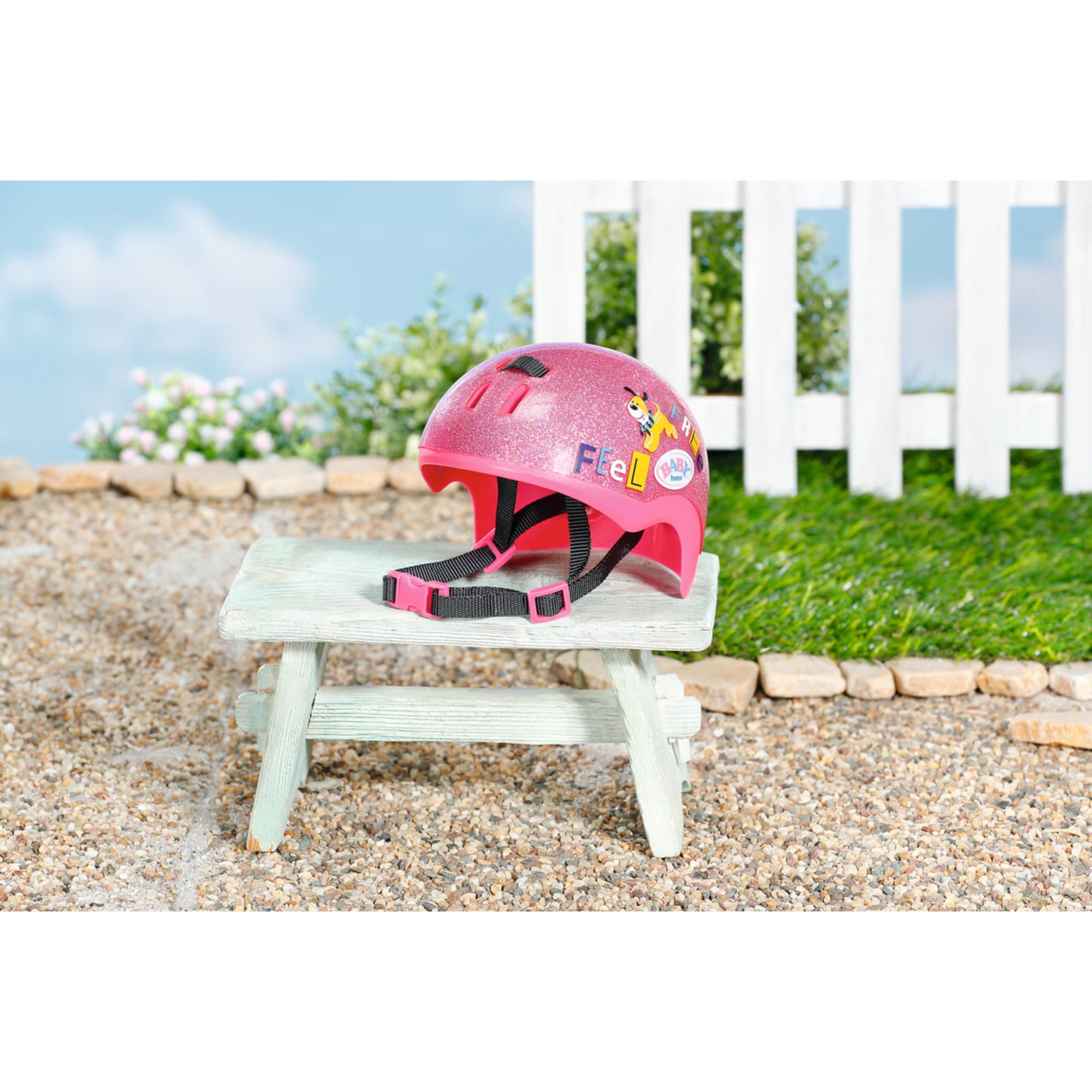baby-born-fahrradhelm-f-r-43-cm-puppen-rosa-glitzer-puppenzubeh-r image 5