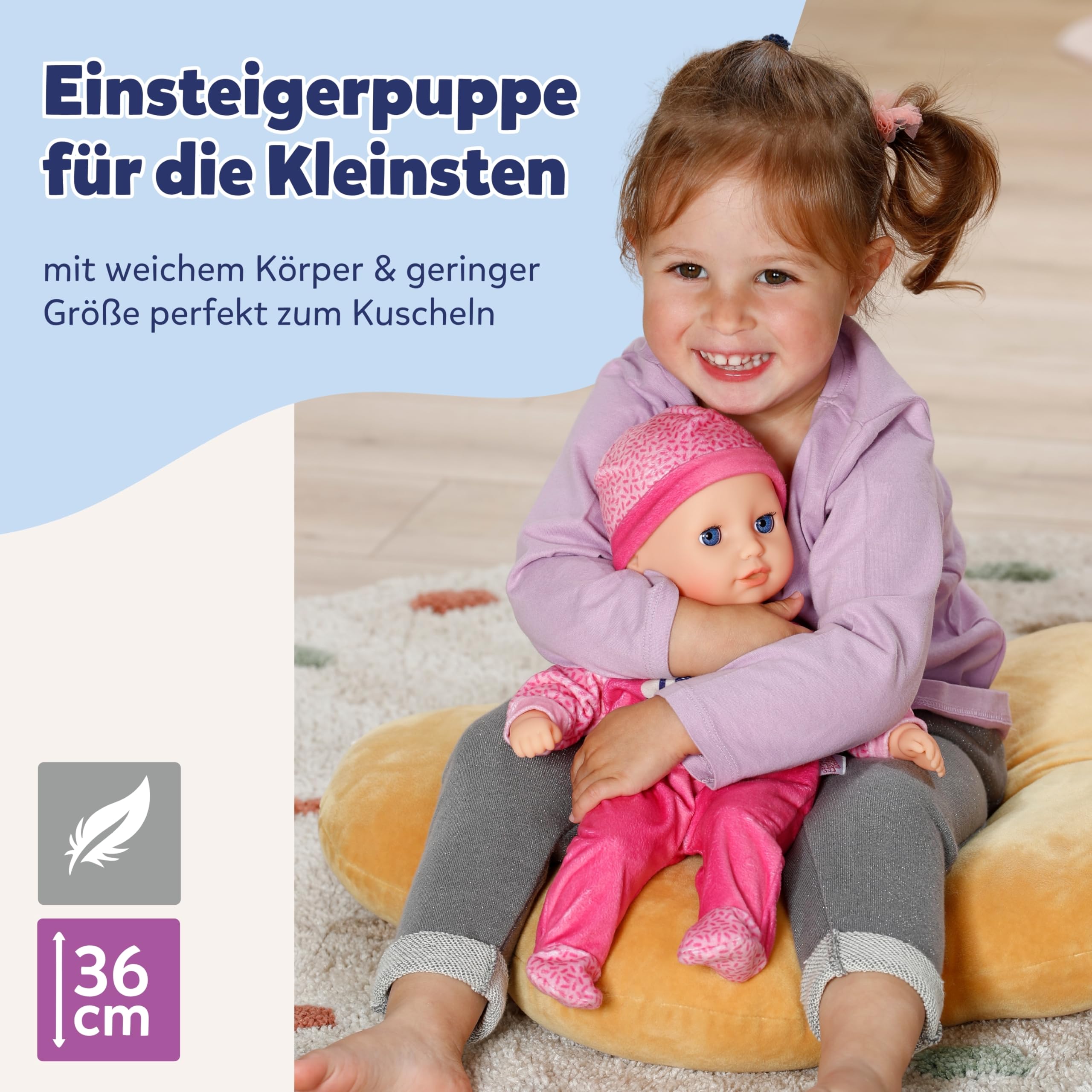 baby-born-little-anna-36cm-babypuppe-mit-stoffk-rper-und-schlafaugen image 3