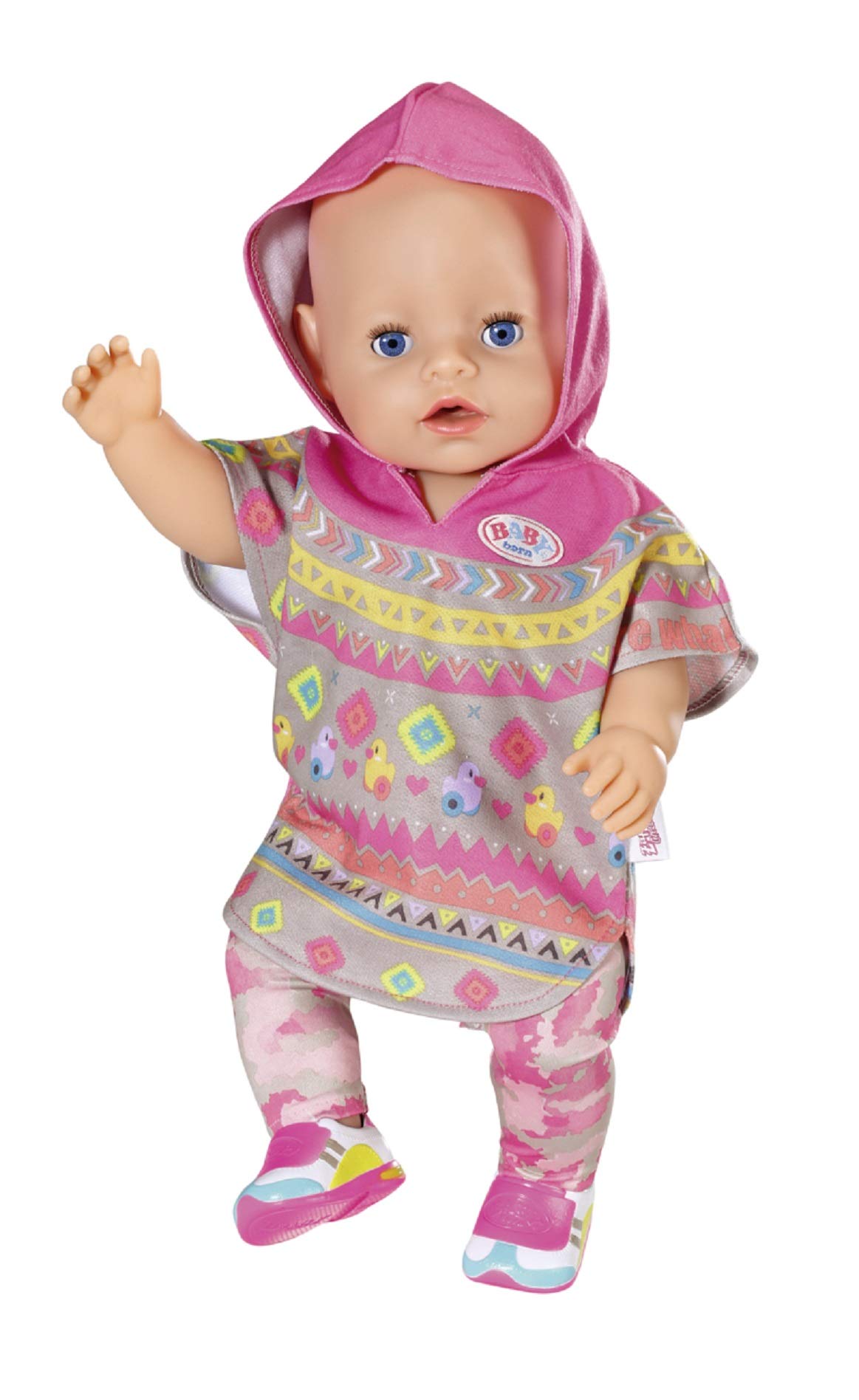 baby-born-deluxe-trendy-poncho-puppenkleidung-3-teilig-f-r-43-cm-puppen image 3