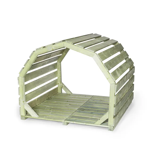 erzi-10038-traumh-hle-outdoor-aus-holz-r-ckzugszone image 1