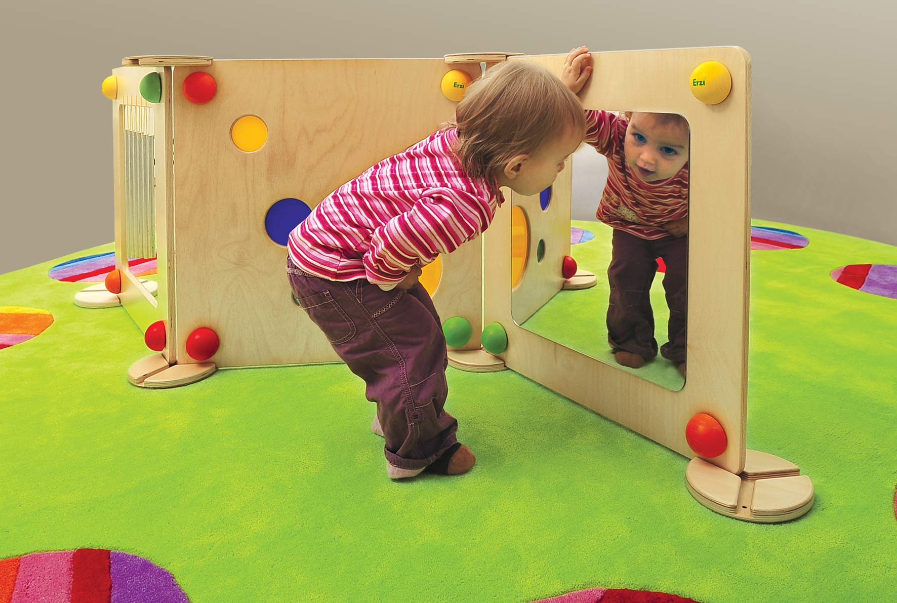 erzi-51143-babypfad-spiegel-aus-holz-57-5-cm image 2