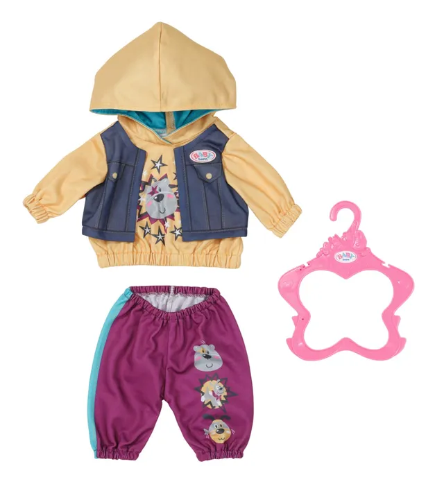 baby-born-outfit-mit-hoody-832615-puppenkleidung-f-r-43-cm-puppen-hose-pullover- image 1