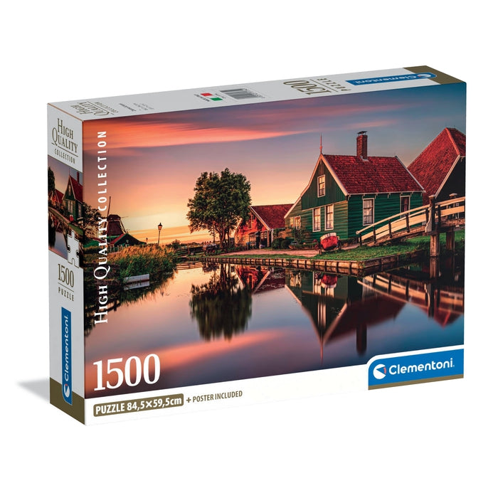 clementoni-zaanse-schans-puzzle-1500-teile-panorama-59-2-x-84-3-cm image 1