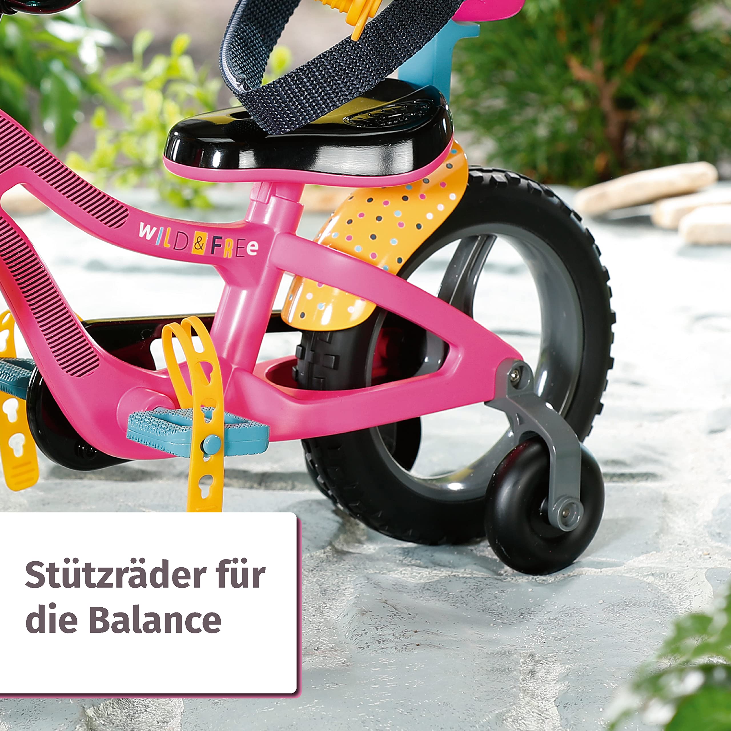 baby-born-fahrrad-puppenfahrrad-pink-f-r-43-cm-puppen image 5